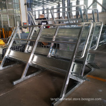 Heavy Duty Hot Dip Galvanized Outdoor Steel Stairs